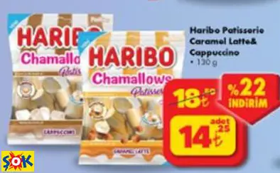 HARİBO PATİSSERİE CARAMEL LATTE&CAPPUCCİNO 130GR